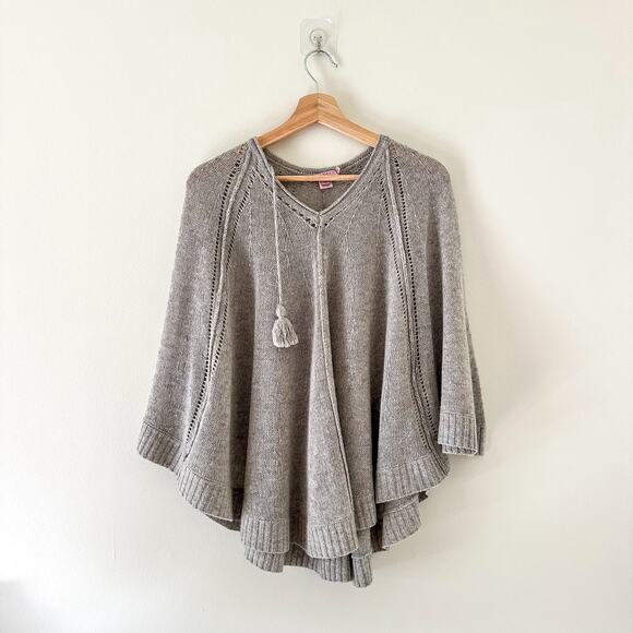 Calypso St. Barth Cashmere V-Neck Asymmetric Hem Poncho Sweater XS - Picture 1 of 7